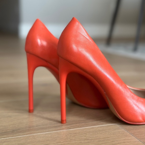 ZARA Basic Orange Heels - Picture 9 of 10